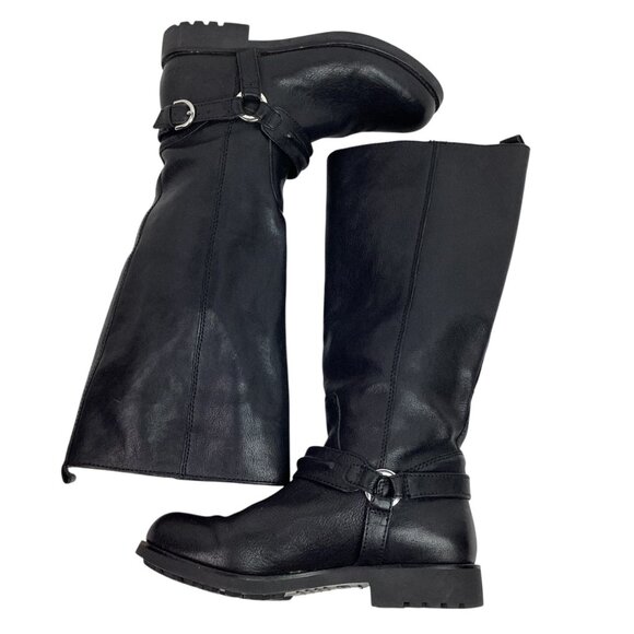 Coach Valterra Sport Mid-Calf Leather Womens 7B Riding Boots Black - Picture 4 of 13